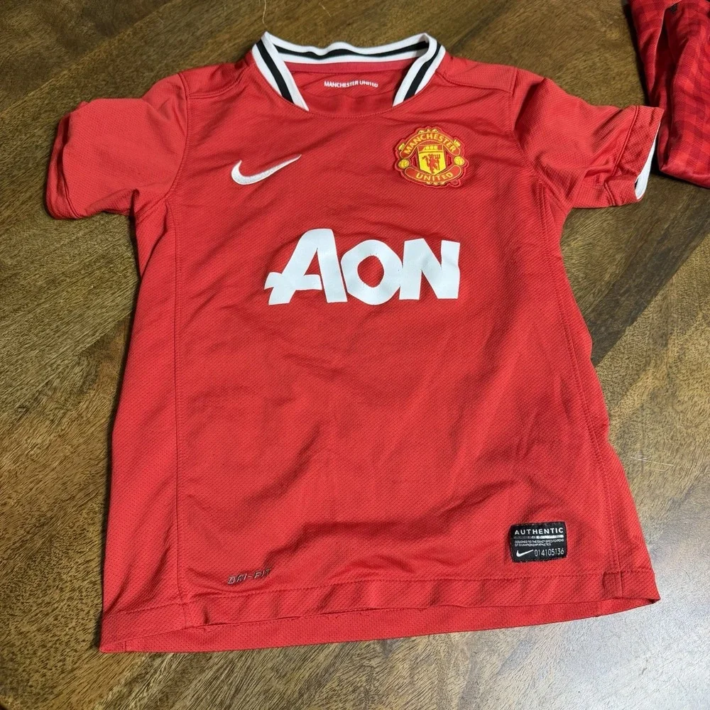 Nike Manchester United Rooney Kit Set Jersey Shorts Youth